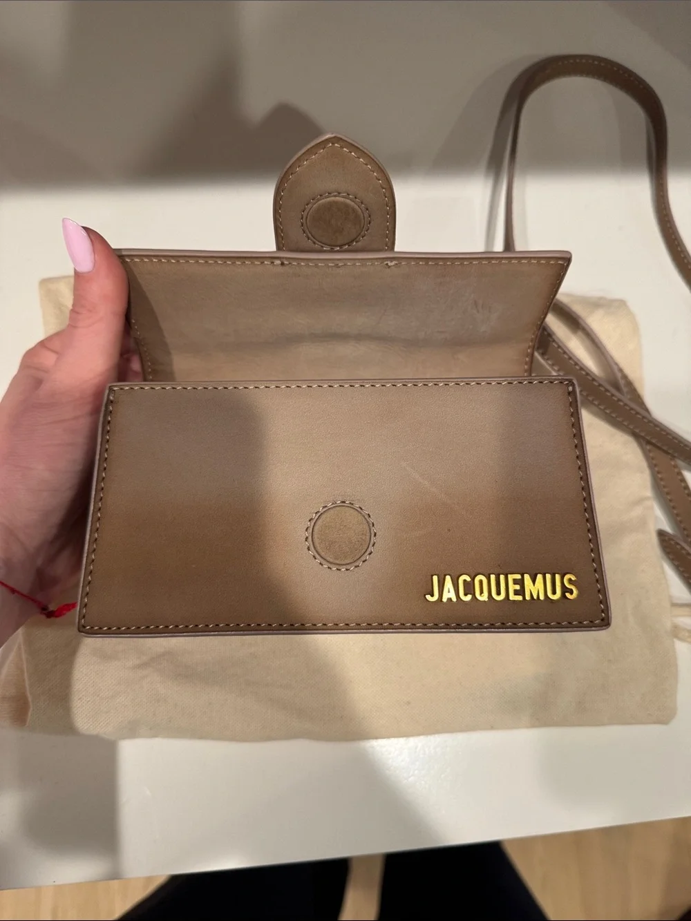 Jacquemus le bambino Mini Top-Handle Crossbody bag - Picture 7 of 10